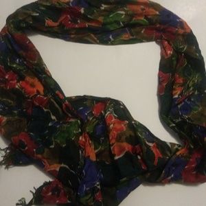 Multi colored scarf